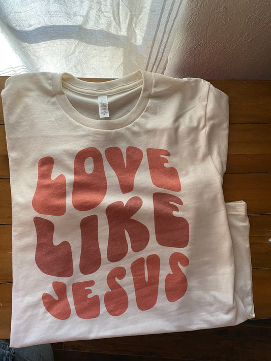 LOVE LIKE JESUS short sleeve tee