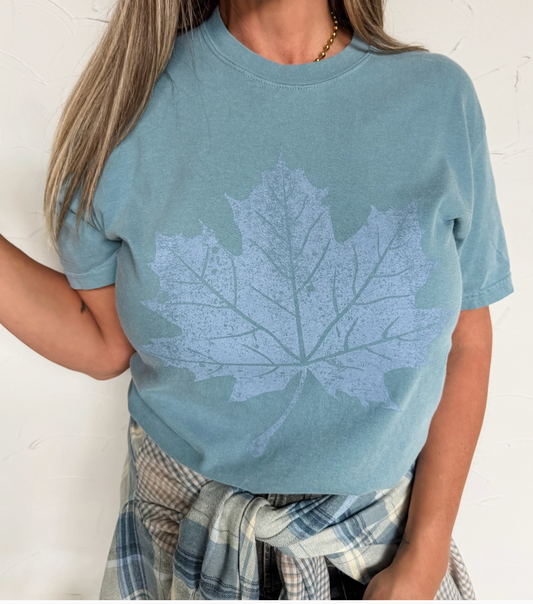 Fall Leaf Short Sleeve Tee